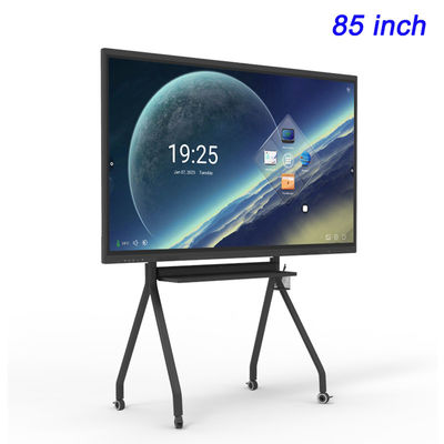 Rohs 85 Lcd Interactive Display 4K Touch Screen Interactive Whiteboard 8bit 16.7M