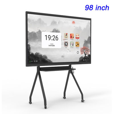 Education Smart Interactive LCD Touch Screen 3840×2160 98Inch Lcd Whiteboard