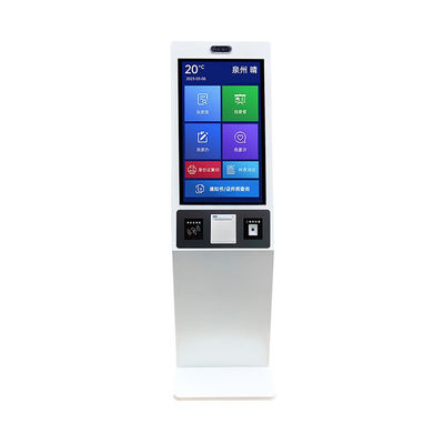 10 Points AR Fast Food Ordering Kiosks 1920*1080 White 350 Cd/㎡