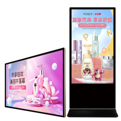 Floor Standing Android Digital Signage Lcd Advertising Display Video