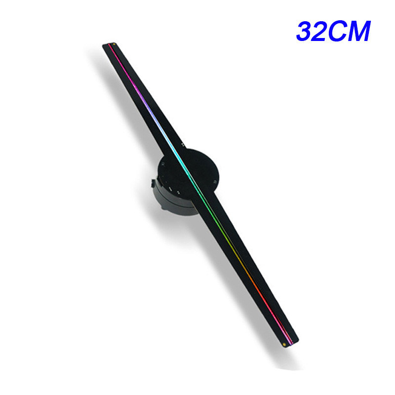 Led Projector Fan Rotating LED Visual 3d Hologram Projector Fan For Retail Advertising ...