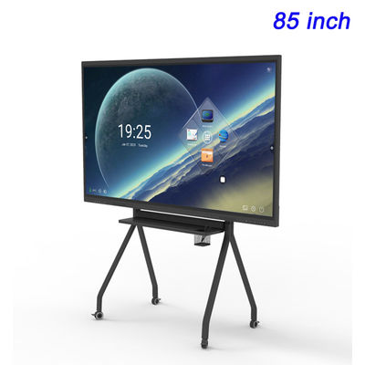 Rohs 85 Lcd Interactive Display 4K Touch Screen Interactive Whiteboard 8bit 16.7M