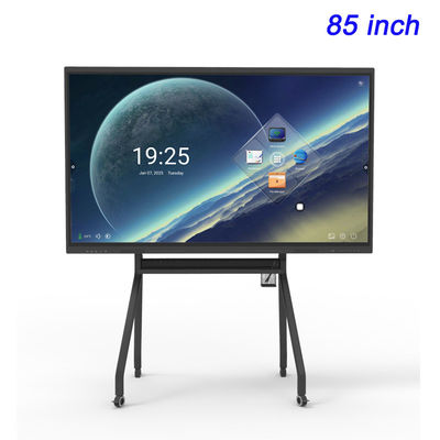 Rohs 85 Lcd Interactive Display 4K Touch Screen Interactive Whiteboard 8bit 16.7M