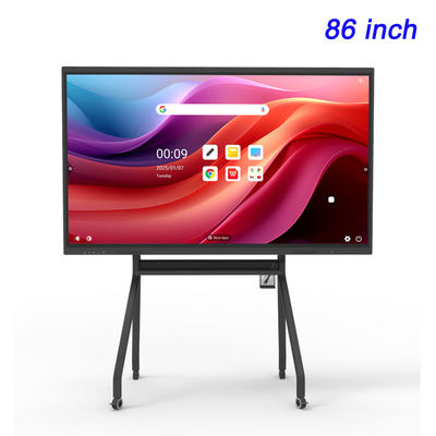 Anti Glare Interactive Lcd Screen Office 4K 86 Inch Interactive Flat Panel
