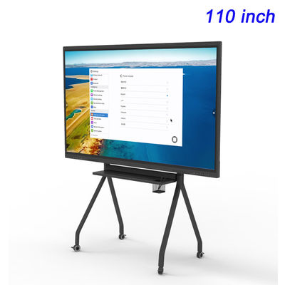 School Smart Interactive Panel For Classroom 110" LCD Writing All In One Interactive Flat Panel