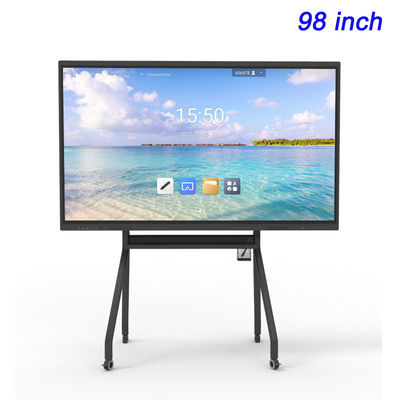 UHD 4K Touch Screen Board For Teaching 98" Smart Interactive Flat Panels