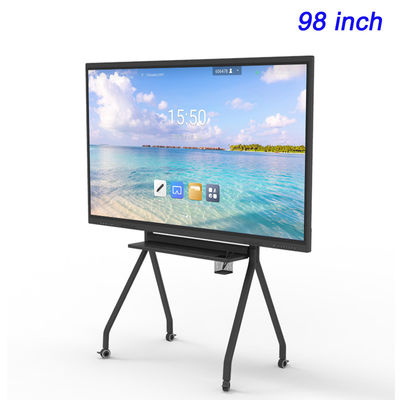 UHD 4K Touch Screen Board For Teaching 98" Smart Interactive Flat Panels