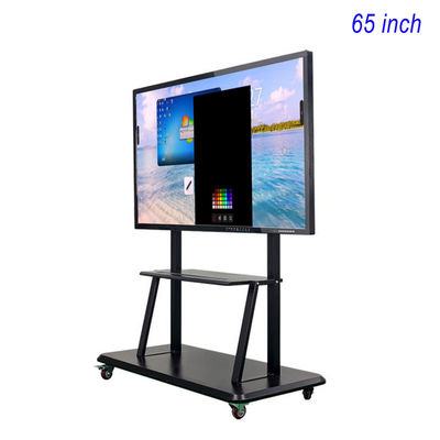 UHD 65 Inch Interactive Flat Panel Smart Board With Stylus touch screen whiteboard