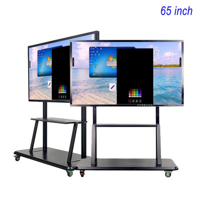 UHD 65 Inch Interactive Flat Panel Smart Board With Stylus touch screen whiteboard