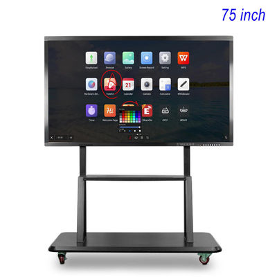 4K 350cd/M² All In One Interactive Whiteboard Smart Flat Panel For Classroom And Education