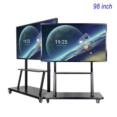 Meetings Smart Board 98 Inch Interactive Panel ROHS FCC  Electronic Interactive Whiteboard