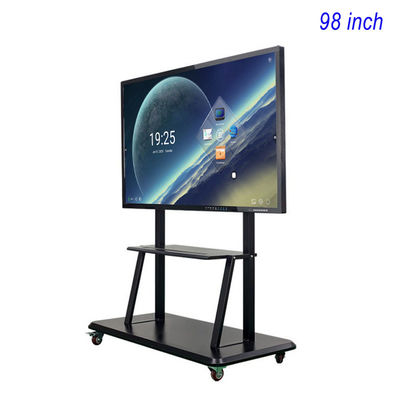 Meetings Smart Board 98 Inch Interactive Panel ROHS FCC  Electronic Interactive Whiteboard