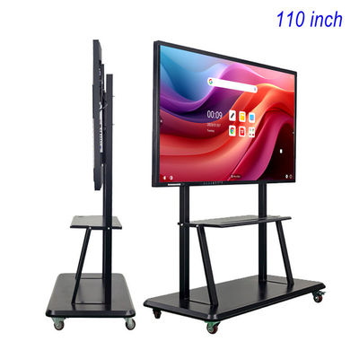 Dual System Smart Interactive Flat Board Digital Board 3840×2160px 110" Size
