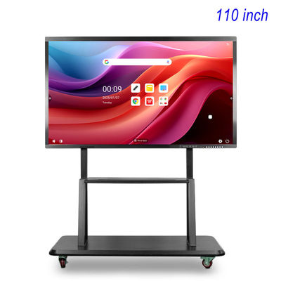 Dual System Smart Interactive Flat Board Digital Board 3840×2160px 110" Size