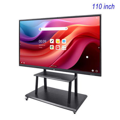 Dual System Smart Interactive Flat Board Digital Board 3840×2160px 110" Size