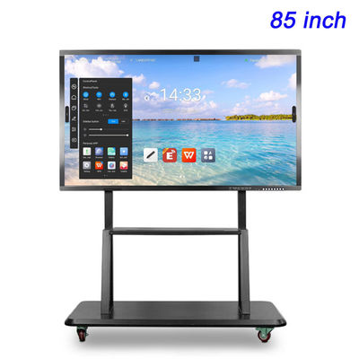 OEM Interactive LCD Touch Screen 4K LCD 85 Smart Board Finger Touch