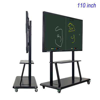 110in Interactive LCD Touch Screen 4K 3840*2160 Touch Screen Classroom Board Ultra HD