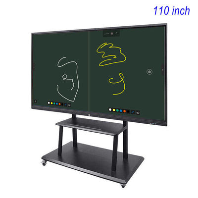 110in Interactive LCD Touch Screen 4K 3840*2160 Touch Screen Classroom Board Ultra HD