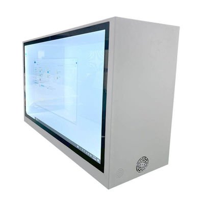 Interactive Advertising See Through Lcd Panel / Clear LCD Screen Pen Finger Touch