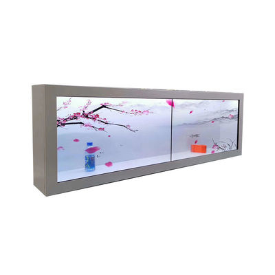 Retail 10 Point Touch Transparent LCD Screen Infrared Transparent LCD Display