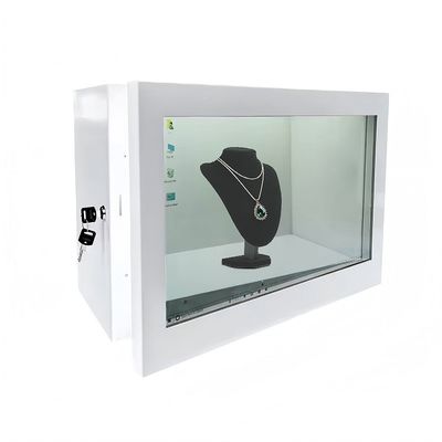 TFT Transparent Lcd Display Cabinet 32 Inch-65 Inch Clear LCD Screen 350cd/m2