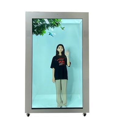Multi Language  Advertising Transparent Tft Display WiFi Transparent LCD Display Case