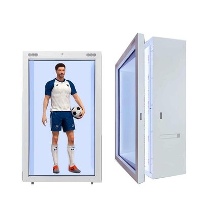 85 Inch 3D Video Holographic Transparent LCD Screen Human Size