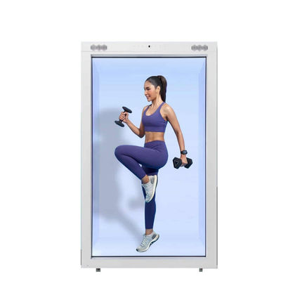 85 Inch 3D Video Holographic Transparent LCD Screen Human Size