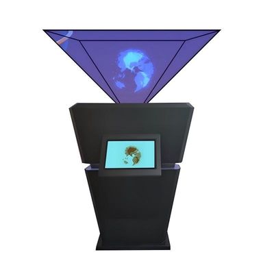 4K Ultra HD Image 3d Holographic Screen 360 Degree Transparent Holographic Showcase