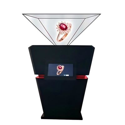 180° 270° And 360° 3d Stereoscopic Display Holographic Imaging Cabinet For Corporate Exhibition Halls