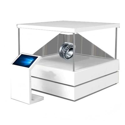 Exhibition Hall 3d Holographic Screen 270 Degree Transparent Design Android Operating System