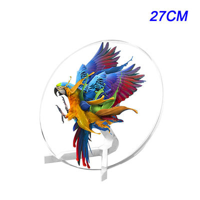 Remote Control 3d Spinning Led Holographic Fan Projector Interactive  For Conference