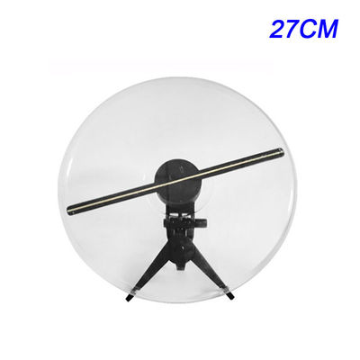 Remote Control 3d Spinning Led Holographic Fan Projector Interactive  For Conference