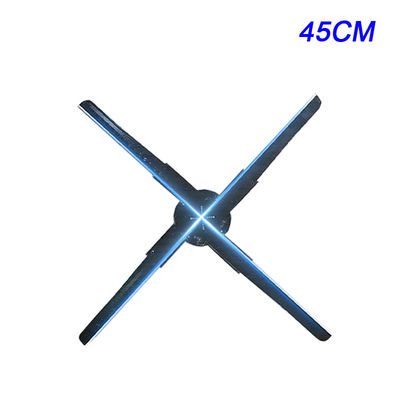 Dustproof 45cm Smart Wifi 3d Hologram Projector Fan Wireless For Airports And Hotels