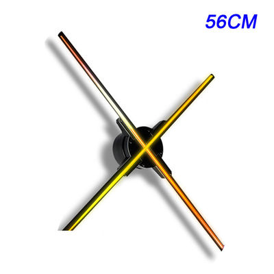 Interactive Advertisements Holographic 3D Projection Fan 56CM High Brightness