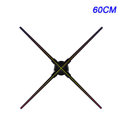 60CM Slim 3d Led Hologram Projector For Art Galleries With Acrylic Case