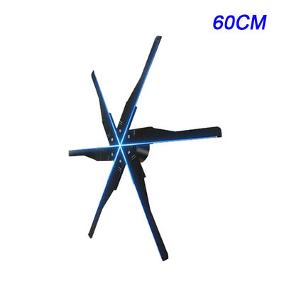 60CM Slim 3d Led Hologram Projector For Art Galleries With Acrylic Case