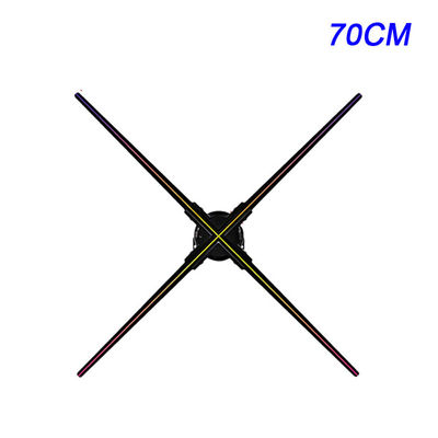 Museum And Educational Institutions Holographic 3D Projection Fan 70CM