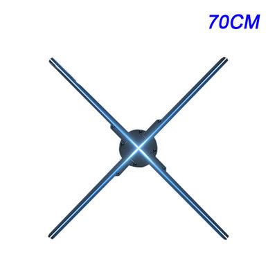 Museum And Educational Institutions Holographic 3D Projection Fan 70CM