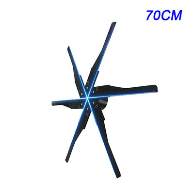 Museum And Educational Institutions Holographic 3D Projection Fan 70CM