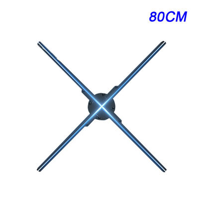 Educational Institutions and Trade Shows Holographic 3D Projection Fan Interactive