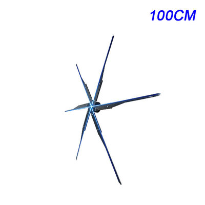 Dynamic LED Holographic 3D Projection Fan For Nightclubs And Shopping Malls 3D Visual Effects