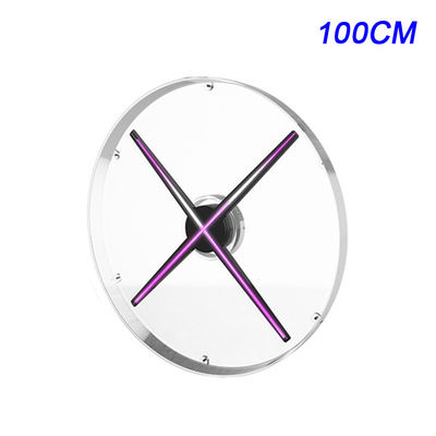 Dynamic LED Holographic 3D Projection Fan For Nightclubs And Shopping Malls 3D Visual Effects