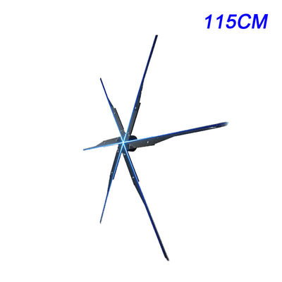 Airport 3d Hologram Projector Advertising Display 115cm Rotating Holographic Display