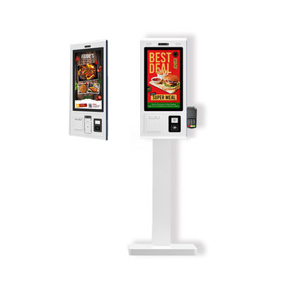 Dual Screen Display Self Service Touch Screen Kiosks 10 Points For Enhanced Interaction