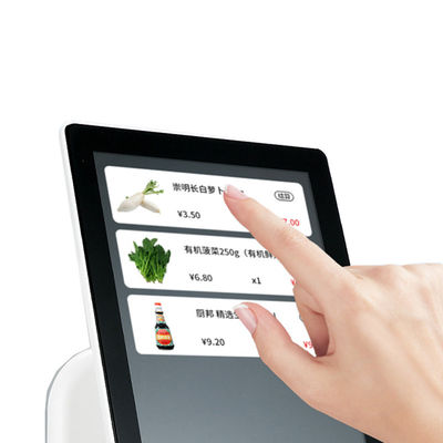15.6 inch Ergonomic Self Service Touch Screen Kiosks With Adjustable Height  Kiosk Self Ordering