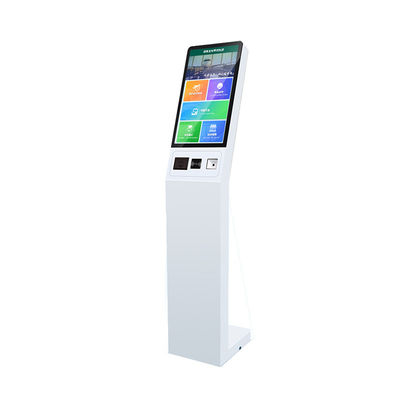 Opaque Screen Self Ordering Kiosk For Restaurants Sensitive Transactions