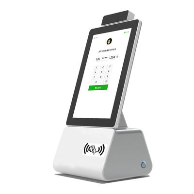 Pos Dual Language Self Service Touch Screen Kiosks 15.6" For Restaurant