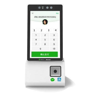 Pos Dual Language Self Service Touch Screen Kiosks 15.6" For Restaurant