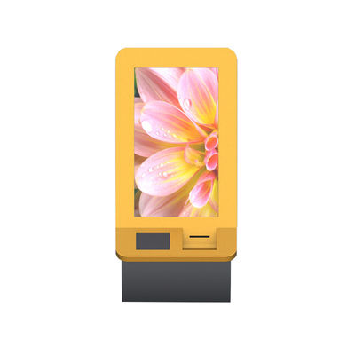 30KG Large Scale Restaurant Self Service Ordering Kiosk Split Screen Self Service Food Kiosk